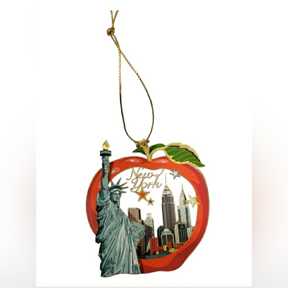 New York City "Big Apple" July 4th Ornament Souvenir